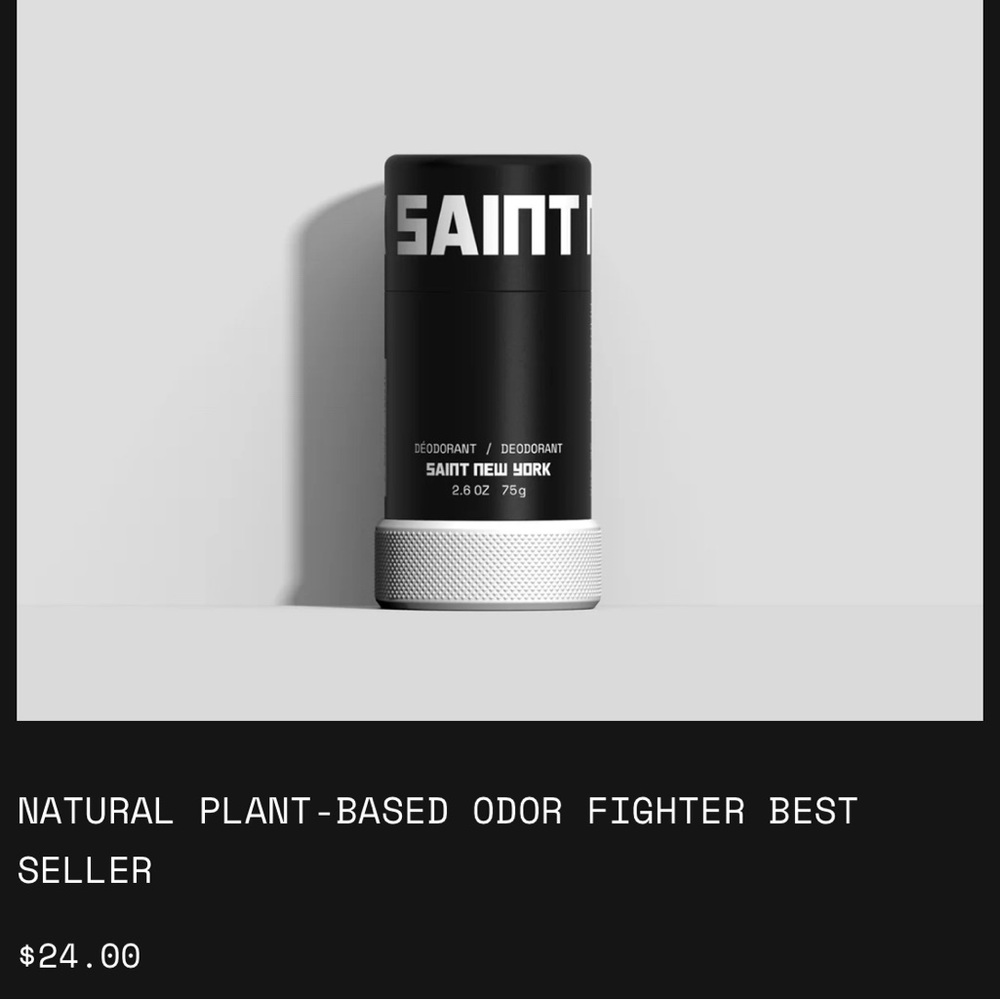 Saint New York deodorant